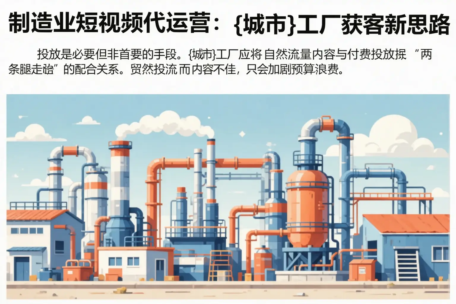 制造业短视频代运营：厦门工厂获客新思路