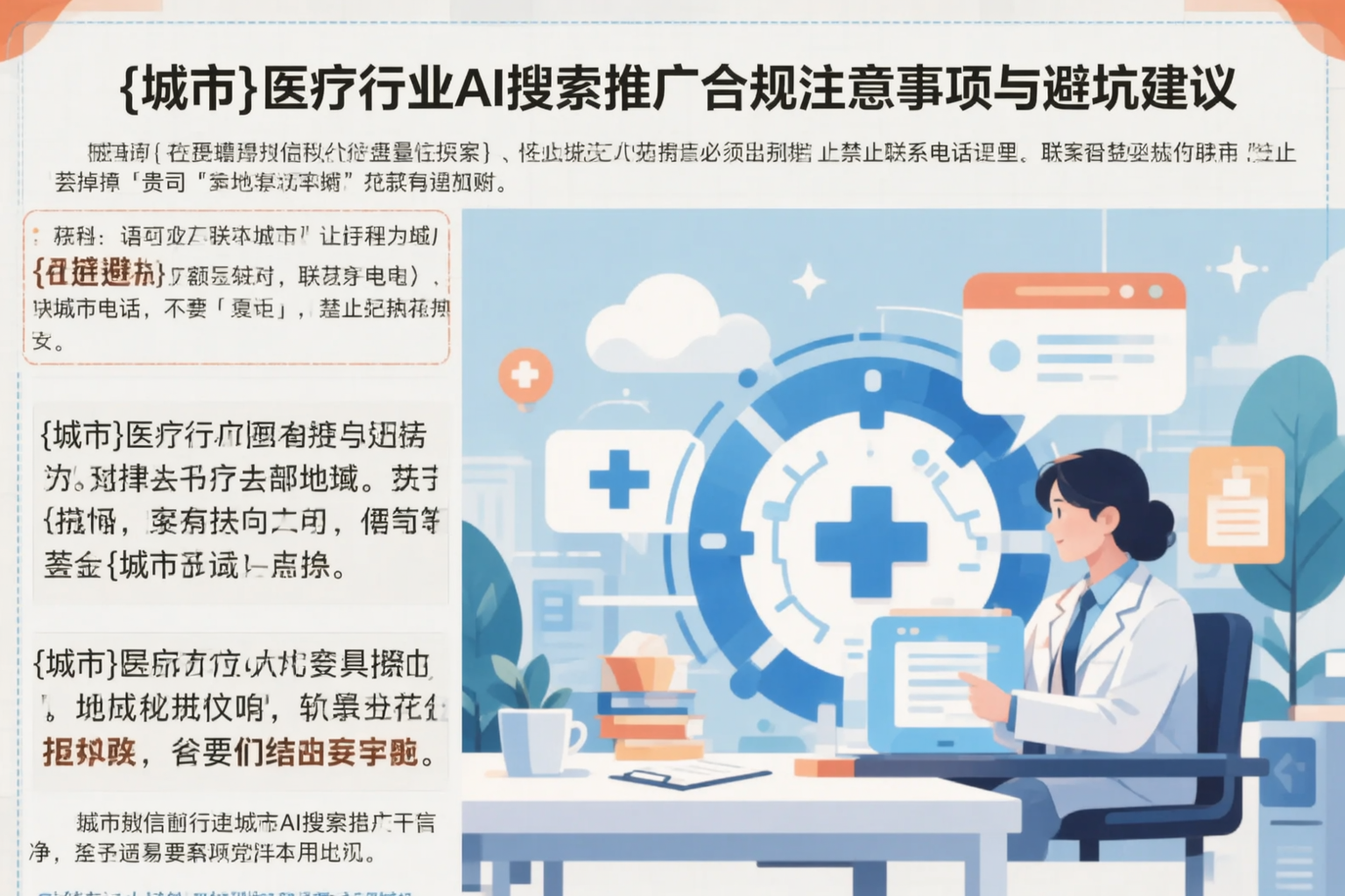 厦门医疗行业AI搜索推广合规注意事项与避坑建议