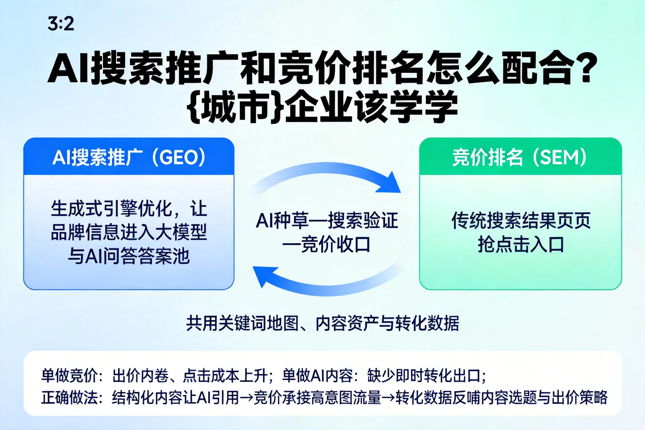 AI搜索推广和竞价排名怎么配合？厦门企业该学学