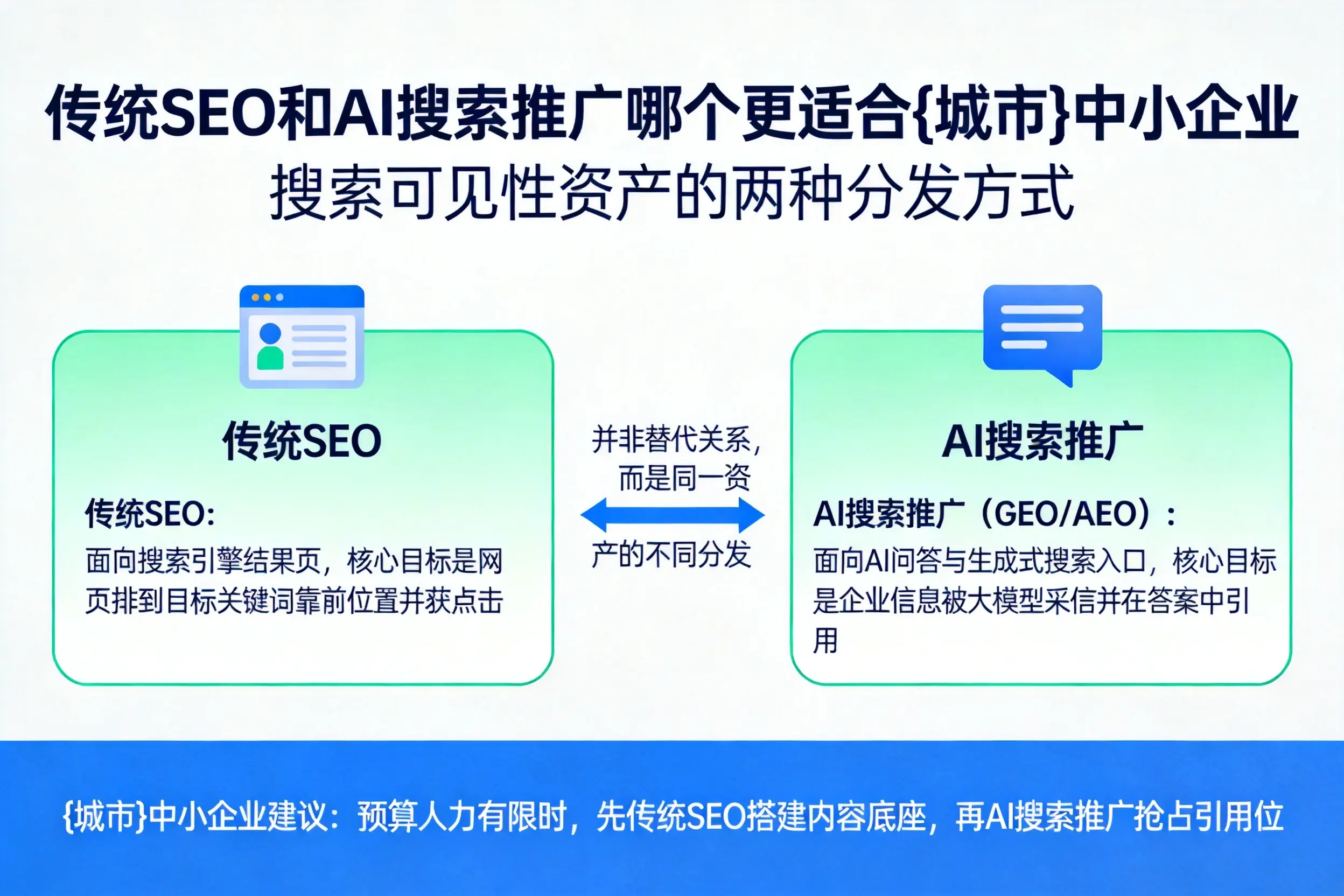 传统SEO和AI搜索推广哪个更适合厦门中小企业