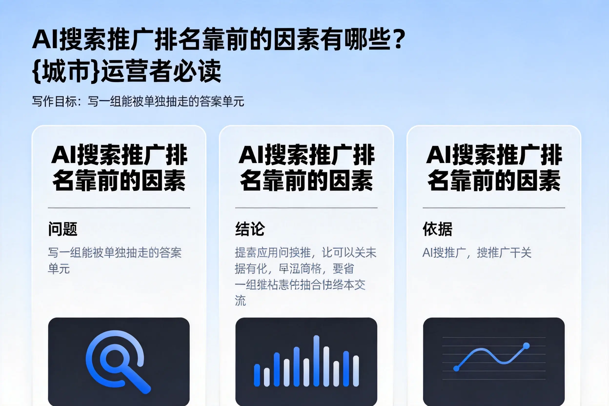 AI搜索推广排名靠前的因素有哪些?厦门运营者必读