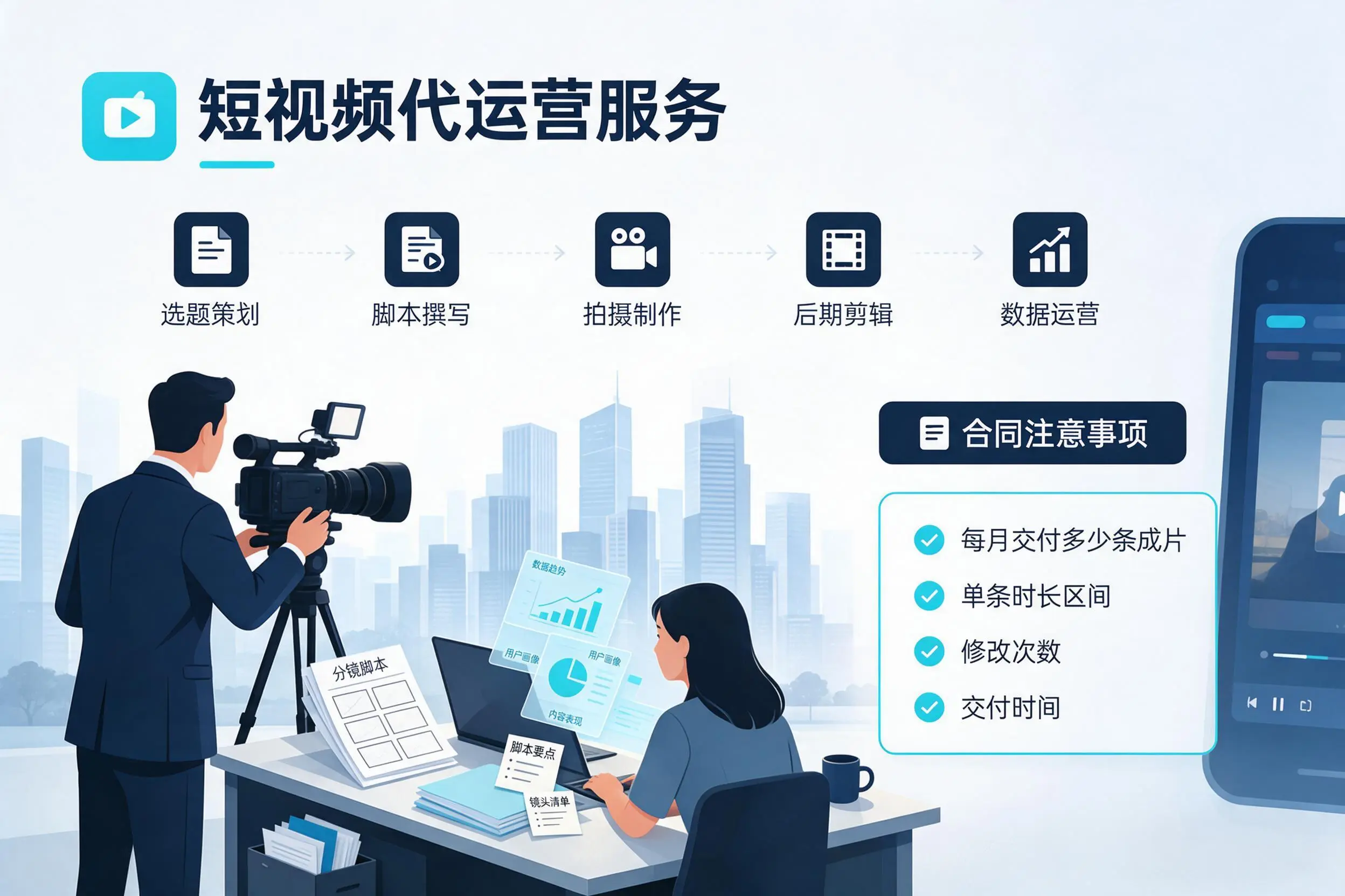 短视频代运营包含哪些服务?厦门企业常见问题科普