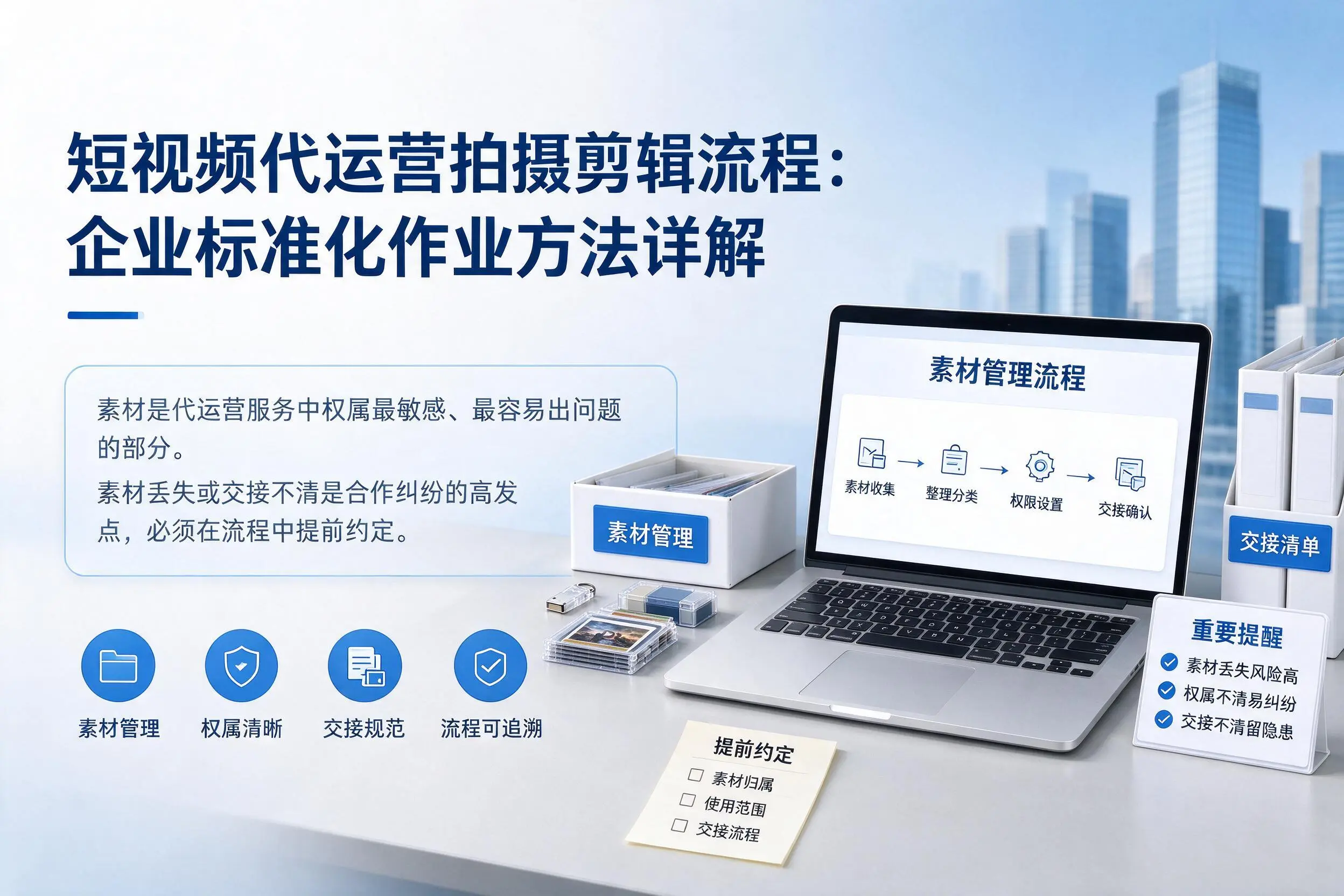 短视频代运营拍摄剪辑流程：厦门企业标准化作业方法详解