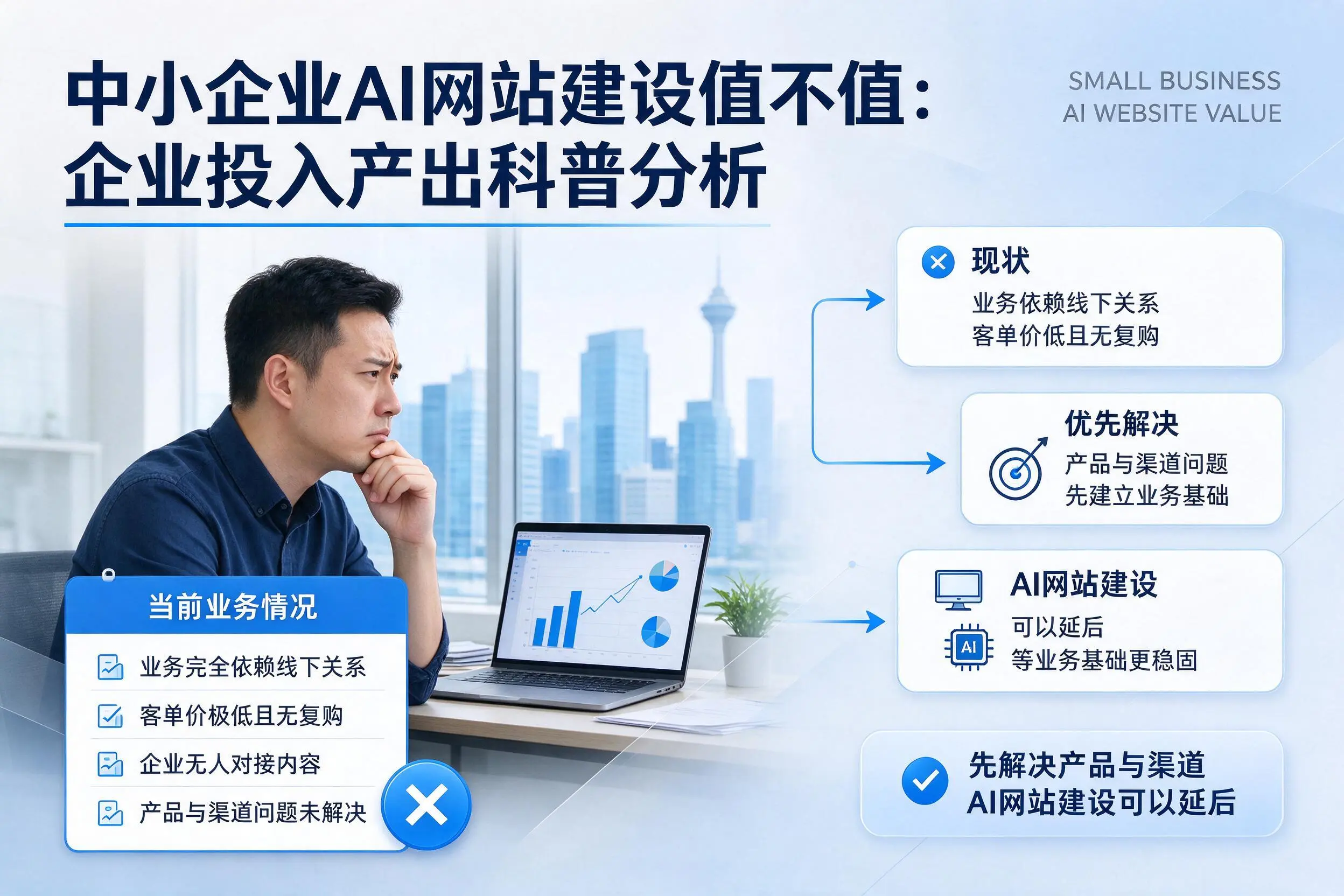 中小企业AI网站建设值不值：厦门企业投入产出科普分析
