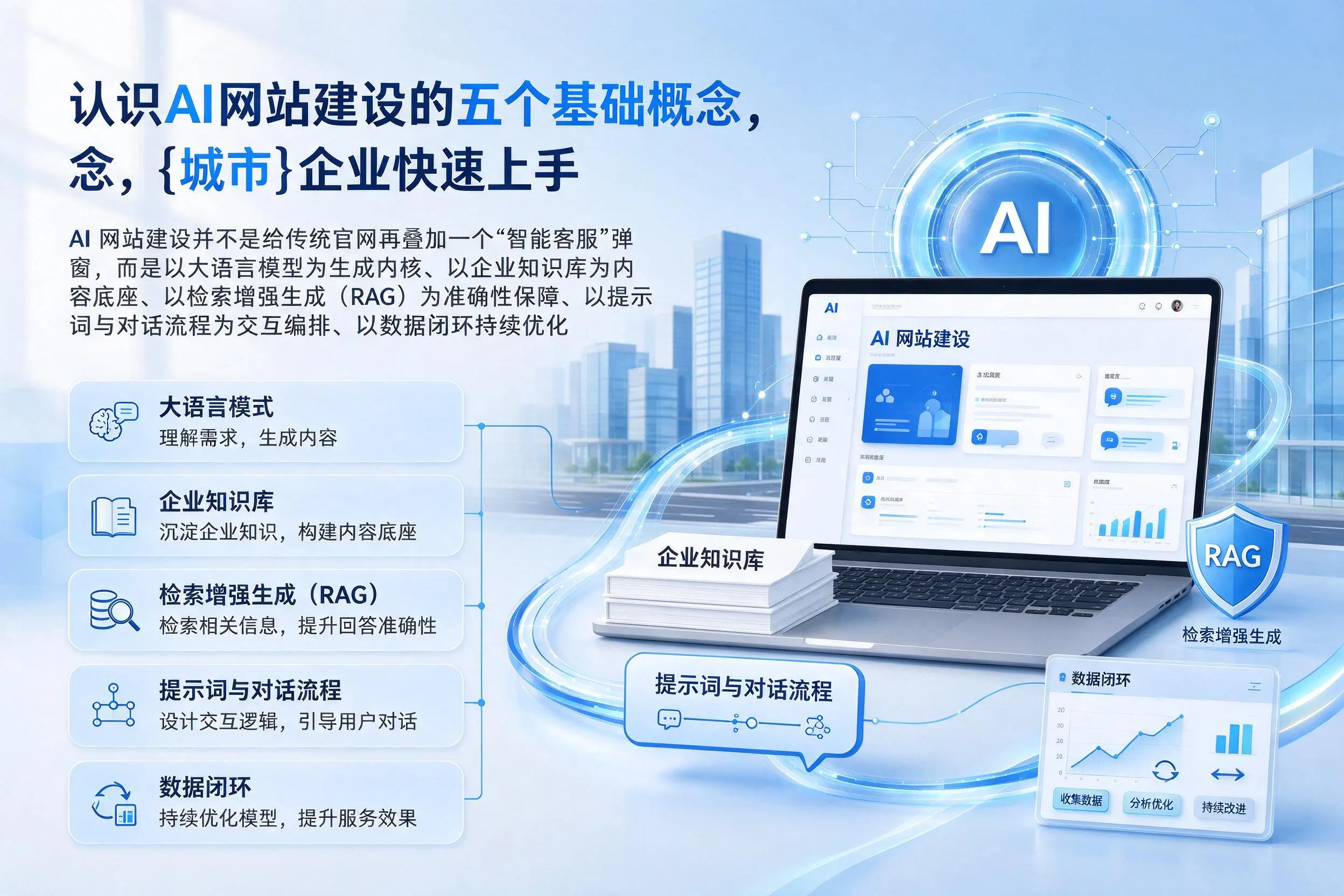 认识AI网站建设的五个基础概念，厦门企业快速上手