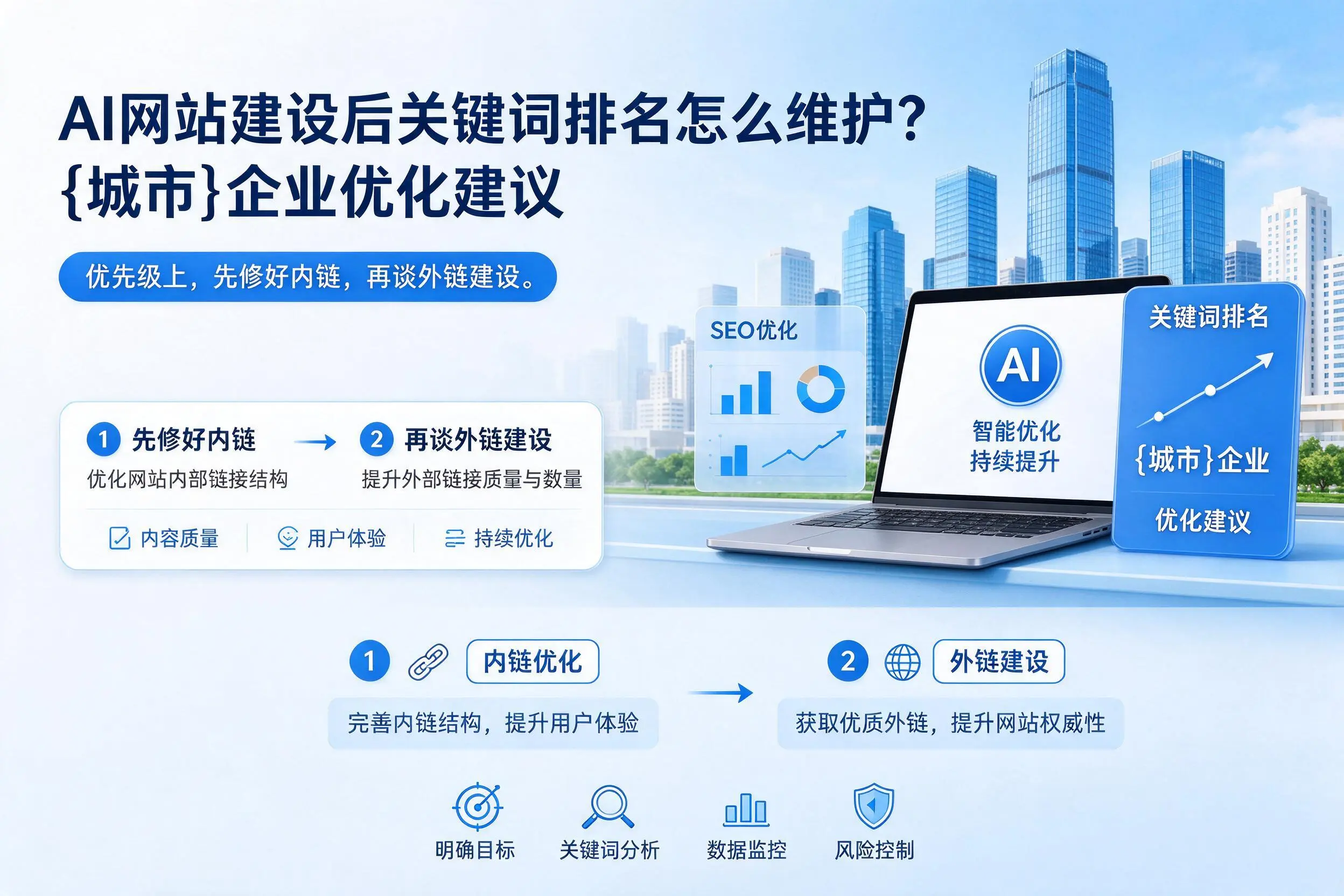 AI网站建设后关键词排名怎么维护？厦门企业优化建议